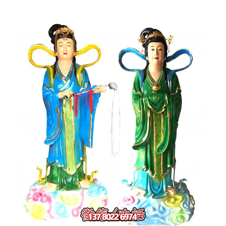 七仙女玻璃鋼雕塑，打造完美園林