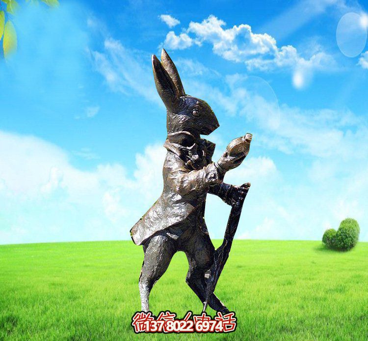 玻璃鋼兔子雕塑，裝飾你的草坪，讓你的個性閃耀