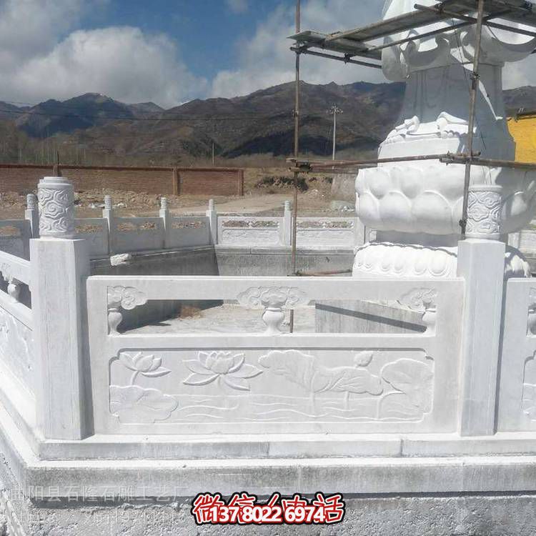 大理石欄桿雕塑，為公園、戶外景區增添優雅氣質