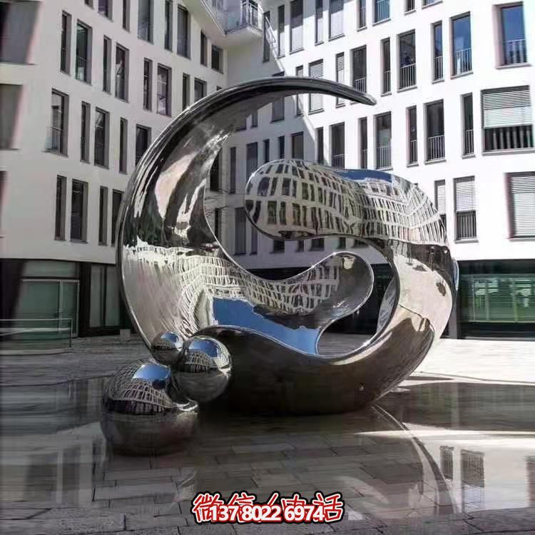 高品質不銹鋼大型雕塑，精美戶外園林景觀