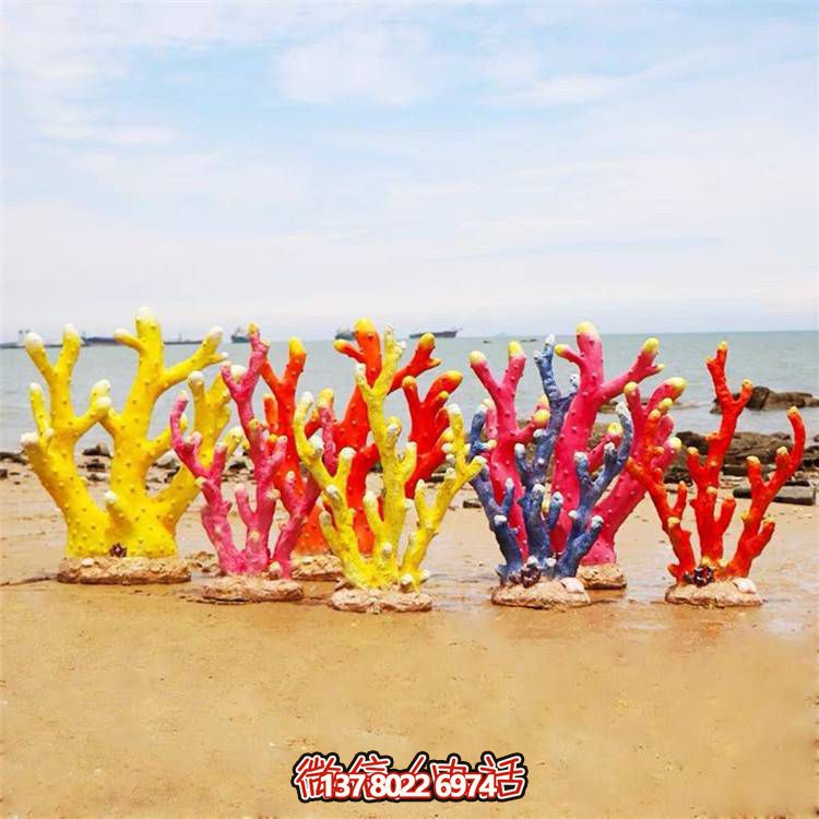 萌趣海豹玻璃鋼珊瑚擺件，溫馨卡通創(chuàng)意裝飾