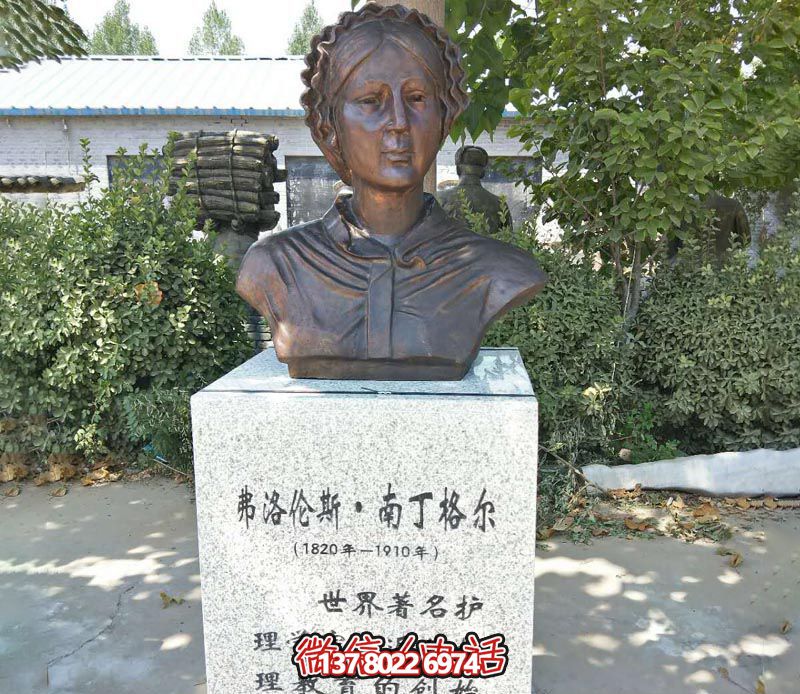 公園創意銅鑄著名護理南丁格爾雕塑 公園創意銅鑄著名護理南丁格爾雕塑